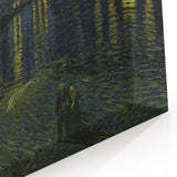 Starry Night Wall Art – Van Gogh’s Iconic Nightscape Canvas Print