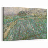 Van Gogh Art Prints – Rainy Wheatfields Landscape Impressionist Canvas