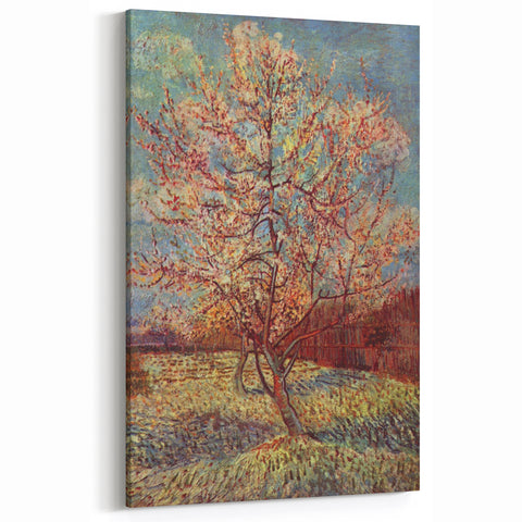 Famous Van Gogh Paintings – Blossoming Tree Impressionist Canvas