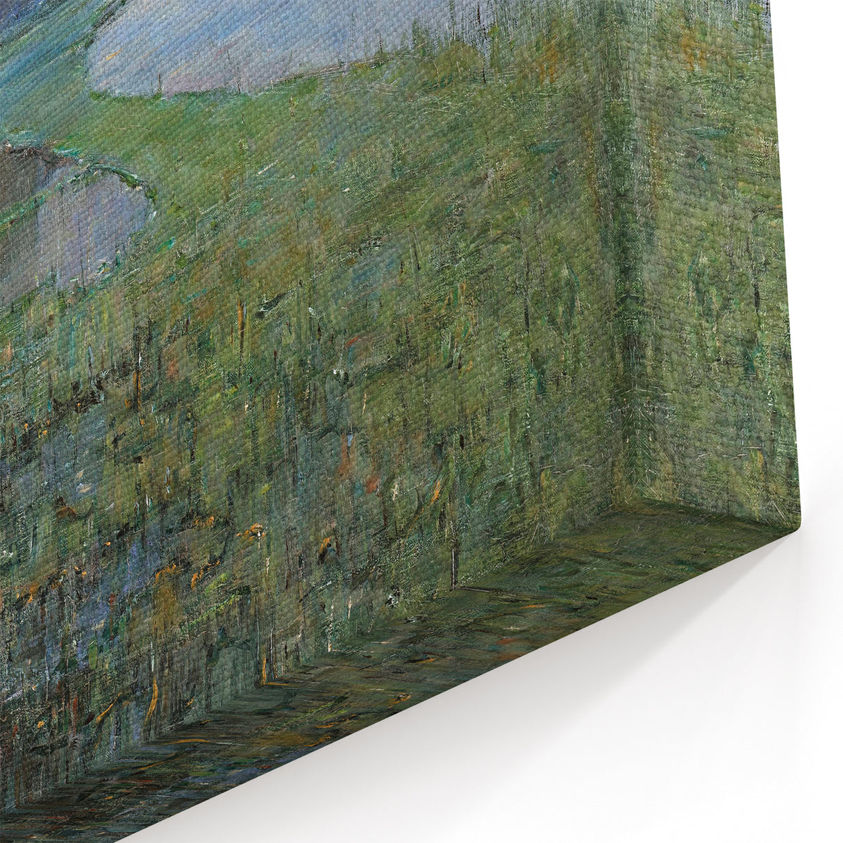Modern Wall Art - Moonlit Landscape with Dutch Windmill