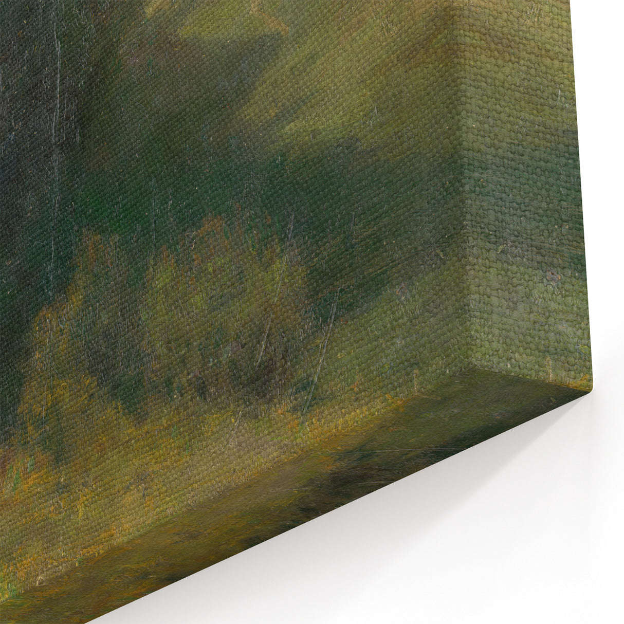 Modern Wall Art - Serene Valley Landscape with Lush Greens