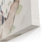 Modern Wall Art - Abstract Landscape with Tree and House