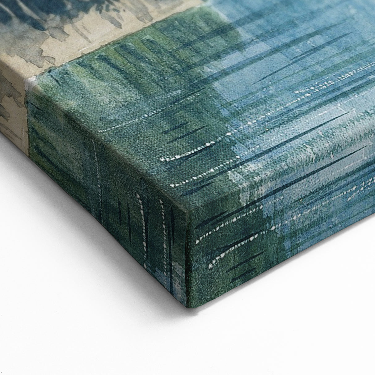 Modern Wall Art - Serene Alpine Landscape with Tranquil Waters