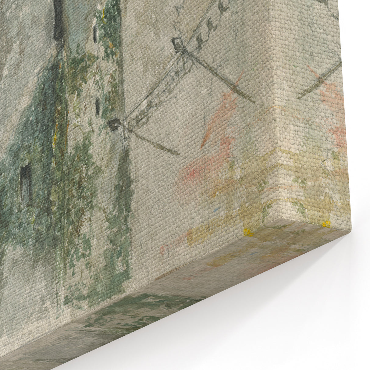 Modern Wall Art - Mansion Study with Rustic Charm