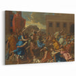 Modern Wall Art - The Abduction of the Sabine Women by Poussin