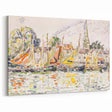 Modern Wall Art - Vibrant Fishing Boats at Le Pouliguen
