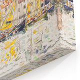 Modern Wall Art - Vibrant Fishing Boats at Le Pouliguen