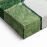 Modern Wall Art - Abstract Cemetery Landscape in Serene Greens