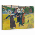 Modern Wall Art – Abstract Modern Art of Breton Girls Dancing