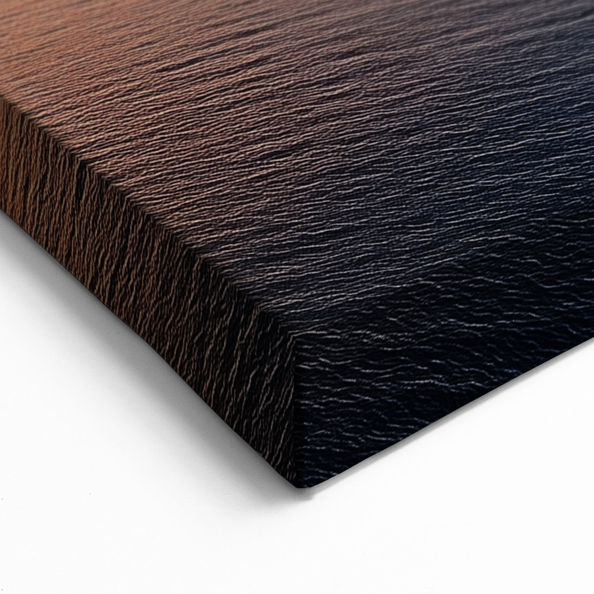 Golden Tropical Cliffs Wall Art - Sunset Beach Landscape Canvas Print