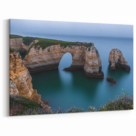 Landscape Art Cliffs - Serene Coastal Arch Wall Art for Home Decor