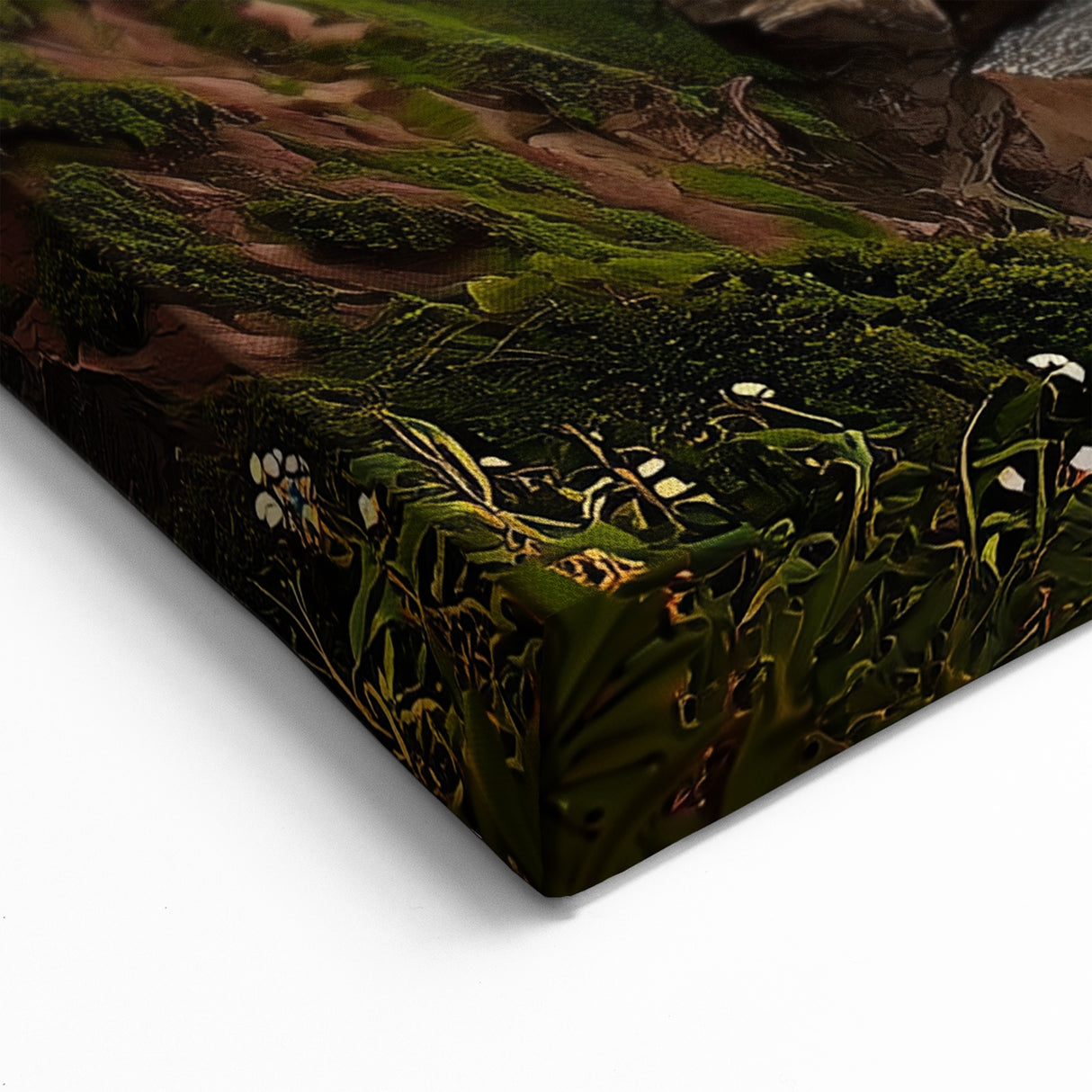 Cliffs Canvas Art - Oceanfront Cliffside Serenity Wall Decor