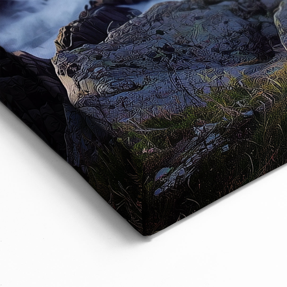 Landscape Art Cliffs - Rugged Coastal Beauty with Turquoise Waves