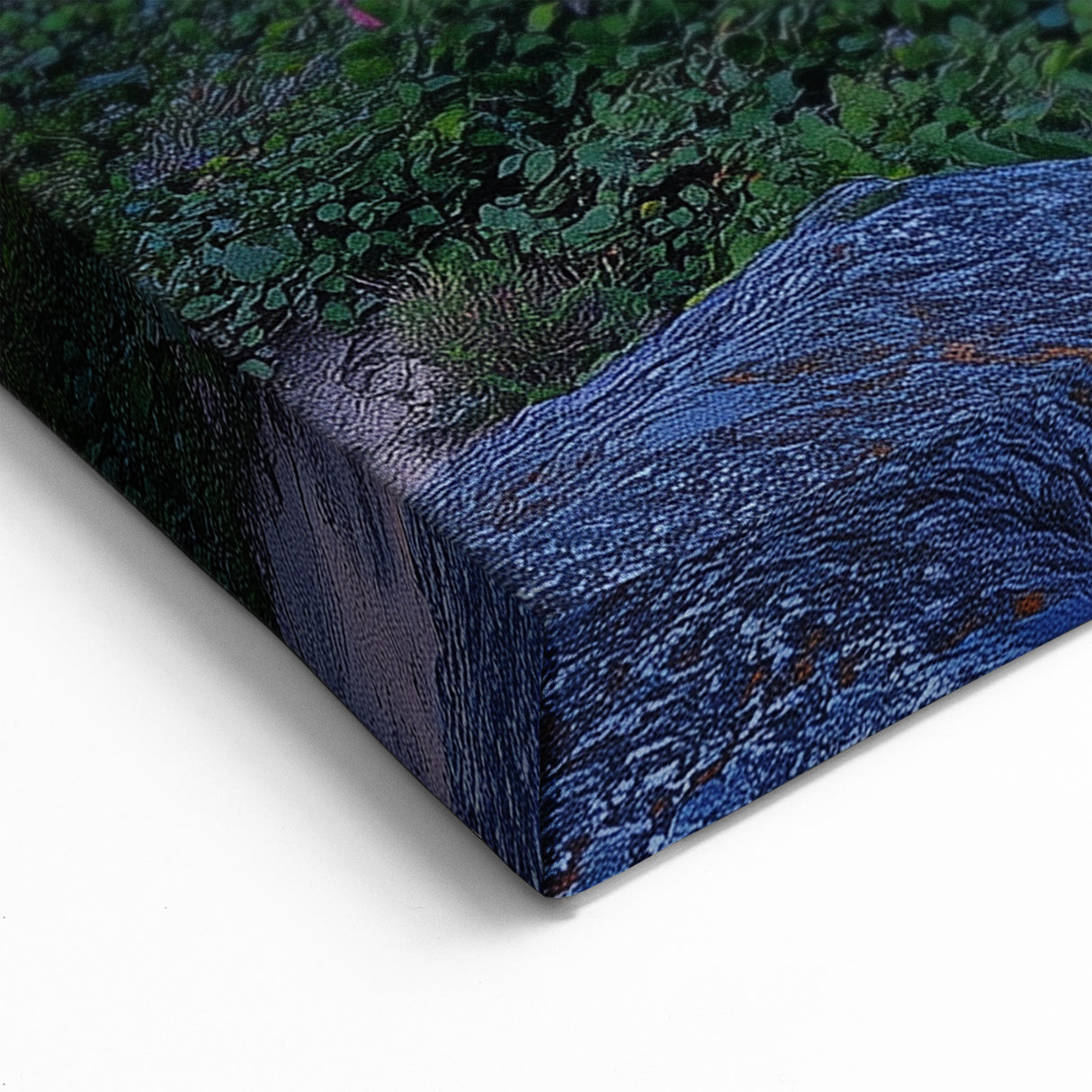 Scenic Cliffs Artwork - Coastal Village at Twilight