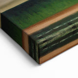 Modern Wall Art – Abstract Modern Art of Landscape and Four Fishermen