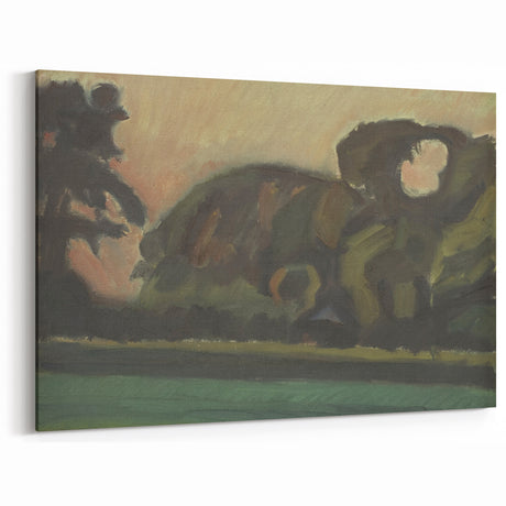Modern Wall Art – Abstract Landscape After Sunset