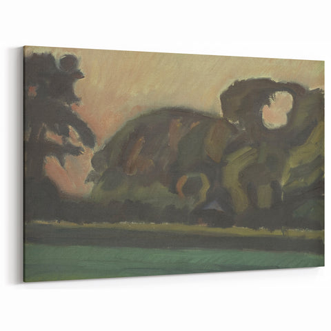 Modern Wall Art – Abstract Landscape After Sunset