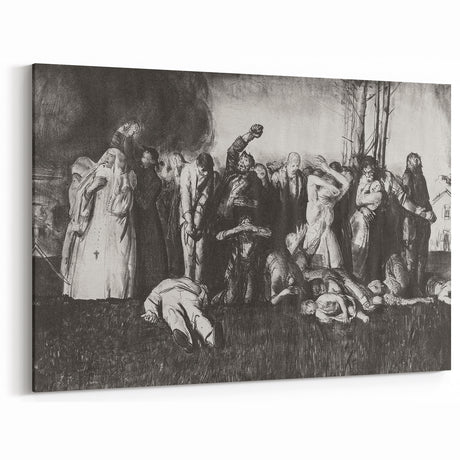 Modern Wall Art – The Village Massacre by George Wesley Bellows