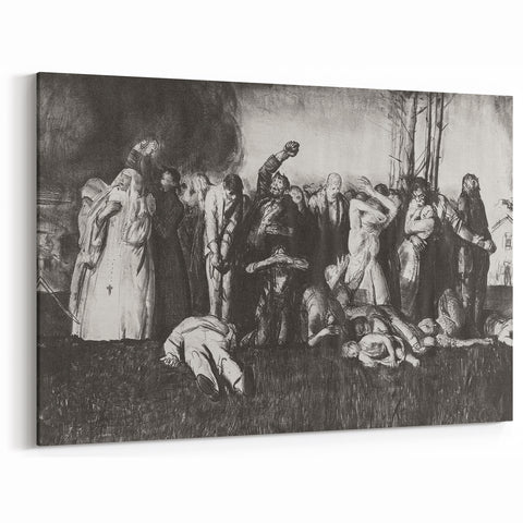 Modern Wall Art – The Village Massacre by George Wesley Bellows