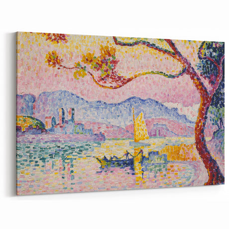 Modern Wall Art – Pointillist Masterpiece of Antibes