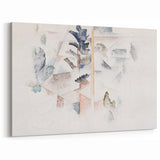 Modern Wall Art – Abstract Bermuda Trees and Architecture