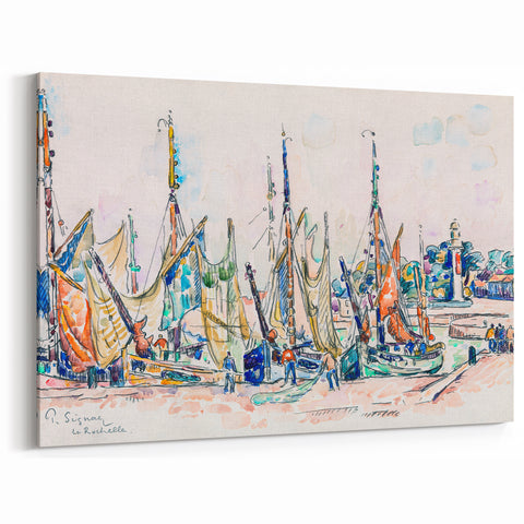 Modern Wall Art – Vibrant La Rochelle by Paul Signac