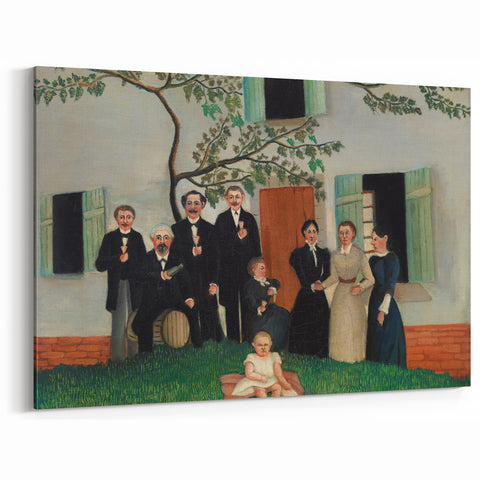 Modern Wall Art – The Family by Henri Rousseau