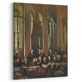 Modern Wall Art - Treaty of Versailles Abstract Historical Scene