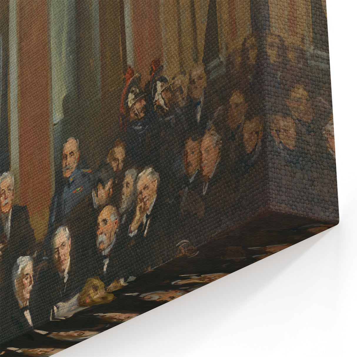 Modern Wall Art - Treaty of Versailles Abstract Historical Scene