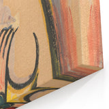 Modern Wall Art - Girl with a Basket of Flowers Print