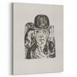Modern Wall Art - Max Beckmann’s Self-Portrait in Bowler Hat Print