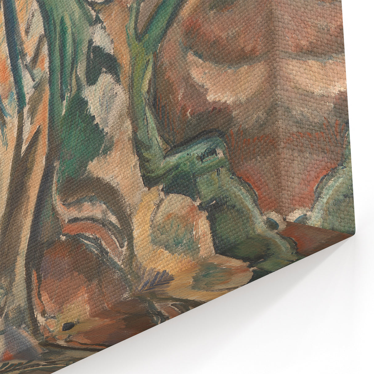 Modern Wall Art - Othon Friesz’s Winter Forest Path Print