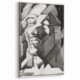 Modern Wall Art - Reijer Stolk’s Abstract Self-Portrait Print