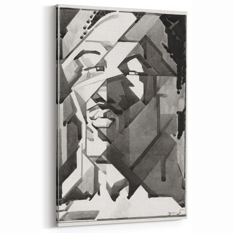 Modern Wall Art - Reijer Stolk’s Abstract Self-Portrait Print