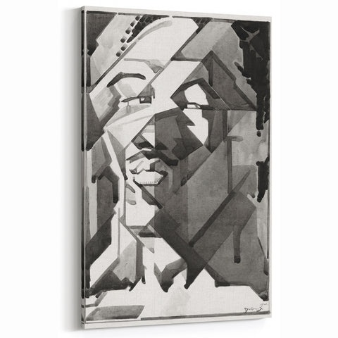 Modern Wall Art - Reijer Stolk’s Abstract Self-Portrait Print