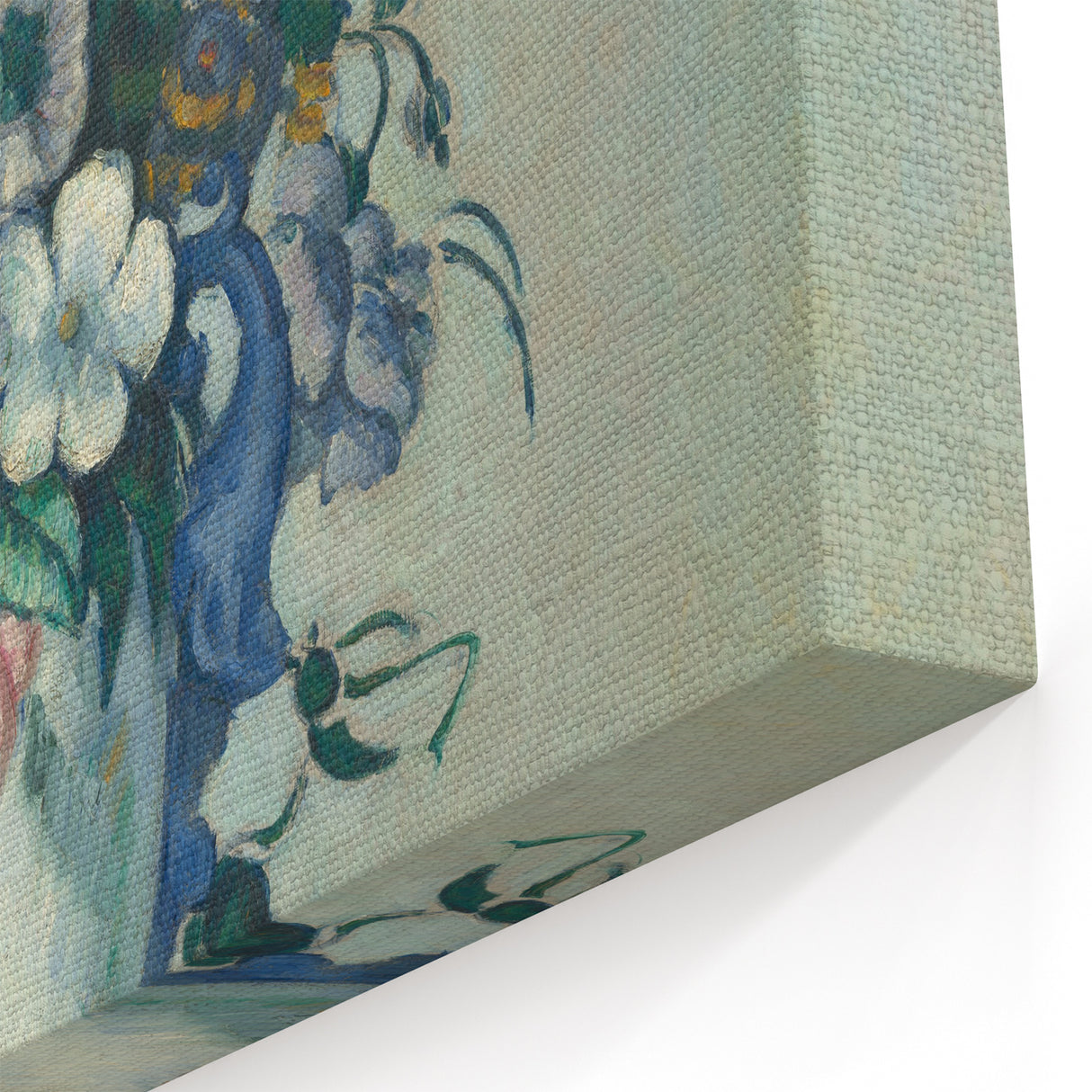 Modern Wall Art - Paul Cézanne’s Flowers in a Rococo Vase Print