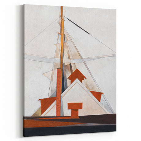Modern Wall Art - Charles Demuth’s Masts Print