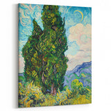Modern Wall Art - Vincent van Gogh’s Cypresses Print