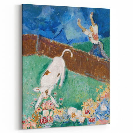 Charming Farm Scene - Calf (1932) by Cyprián Majerník