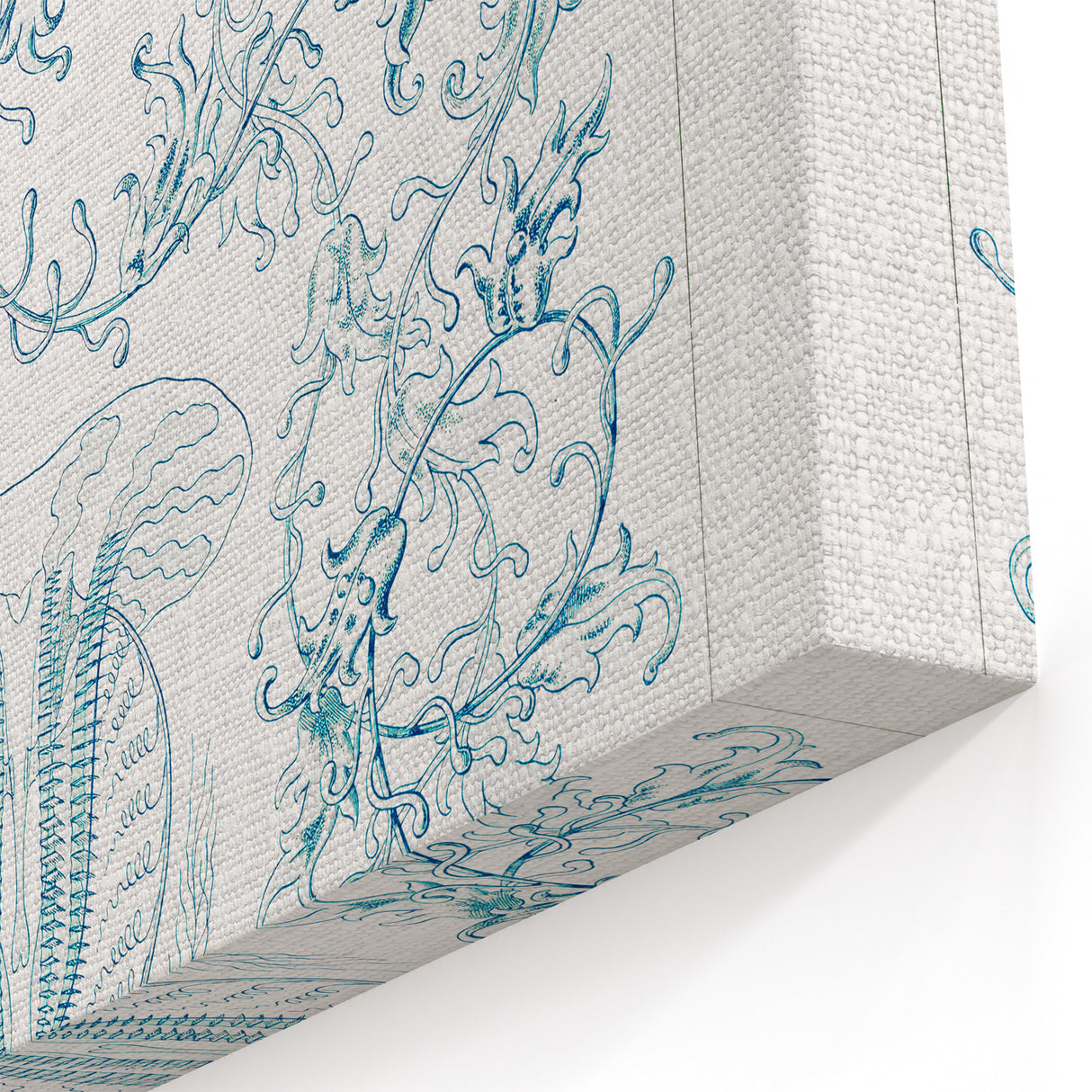 Modern Marine-Inspired Wall Art – Abstract Ctenophore Design