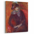 Modern Wall Art – William Glackens’ "Seated Woman with Fur Neckpiece"