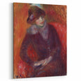 Modern Wall Art – William Glackens’ "Seated Woman with Fur Neckpiece"