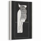 Modern Wall Art – "Sulphur-Crested Cockatoo" by Samuel Jessurun de Mesquita