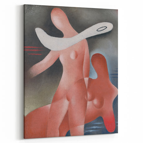 Mikuláš Galanda's "Two Women" - A Surrealist Figurative Masterpiece
