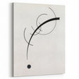 Minimalist Modern Art: Free Curve Design by Wassily Kandinsky