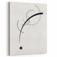 Minimalist Modern Art: Free Curve Design by Wassily Kandinsky