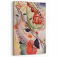 Modern Abstract Art: Vibrant Shapes in Red, Blue, and Yellow Tones