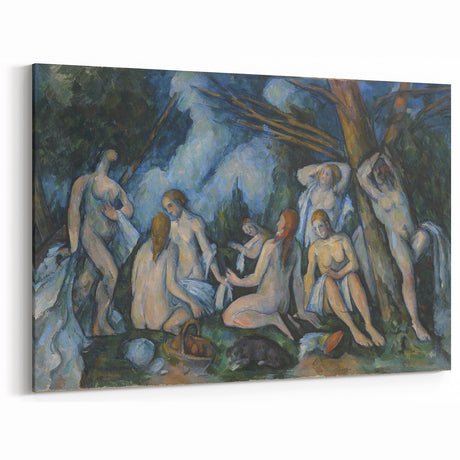 Impressionist Wall Art: The Large Bathers Famous by Paul Cézanne