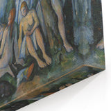 Impressionist Wall Art: The Large Bathers Famous by Paul Cézanne