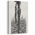 Expressionist Art - Rifle with Helmet in a Field by Leo Gestel